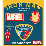 MARVEL IBA-47 POP ICON ピンバッジセット(アイアンマン) [キャラクターグッズ]
