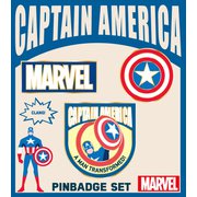 MARVEL IBA-48 POP ICON ピンバッジセット(キャプテン・アメリカ) [キャラクターグッズ]