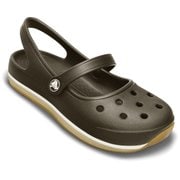 サンダル レディース クロックス レトロ メリージェーン ウィメン W4 (20.0cm) Crocs Retro Mary Jane Women Esp/Chai W4