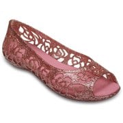 Crocs Isabella Glitter Flat GS Blsm J4 [パンプス キッズ クロックス イザベラ グリッター フラット GS J4 (22.0cm)]