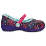 Crocs Karin Graphic Lined Clog K Flwr C9 [サンダル キッズ クロックス カリン グラフィック ラインド クロッグ キッズ C9 (16.5cm)]