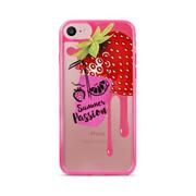 IPC747SJSBERRYRED Puro Cover Crystal Summer Juice Strawberry Red [iPhone 6/iPhone 6s/iPhone 7対応 TPUケース レッド]