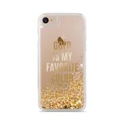 IPC747AQUA3GOLD Puro Cover Aqua Gold is my favourite colour Gold [PURO AQUAシリーズ ラメ入りTPUケース iPhone 6/iPhone 6s/iPhone 7対応 ゴールド]