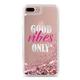 IPC755AQUA1PNK Puro Cover Aqua Good Vibes Only Pink [PURO AQUAシリーズ ラメ入りTPUケース iPhone 6 Plus/iPhone 6s Plus/iPhone 7 Plus対応 ピンク]