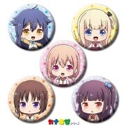ひなこのーと かなちび缶バッジ 5個セット [キャラクターグッズ]
