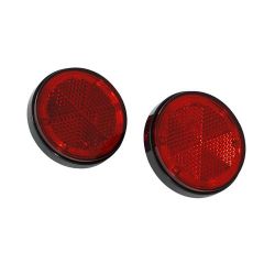CE344R [灯火 流星レフランプ丸 DC24V レッド/レッド 2個入り]
