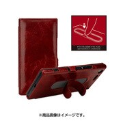 CBR-SYG8141MS4EARRST [Premium Leather Case for Xperia XZ Premium Book w/stand 赤]