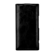 CBR-SYG8141AAEAOB [Premium Leather Case for Xperia XZ Premium Flip 黒]