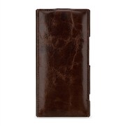 CBR-SYG8141AAEACB [Premium Leather Case for Xperia XZ Premium Flip 濃茶]