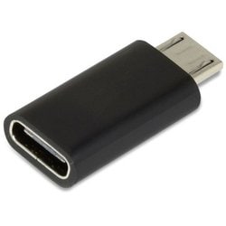 MTCA-BK [TypeC→microUSB変換コネクター ブラック]