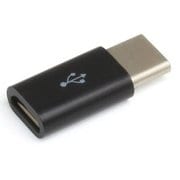 TCMA-BK [microUSB→TypeC変換コネクター ブラック]