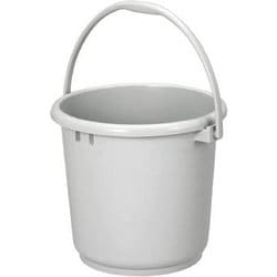 吊り手付ペール 20L グレー B-20