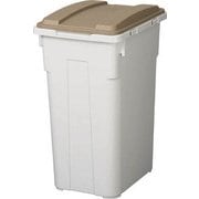 連結カラーフタ付ペール 45L ブラウン