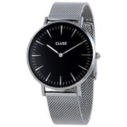 並行輸入品 ラ・ボエーム クオーツ メッシュ シルバー/ブラック CL18106