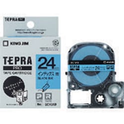 テプラPROテープカートリッジ インデックス 青 SCY24B