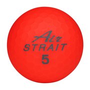 エアストレートマットカラーボール ASBA-7759 レッド [ゴルフボール 6球入り]