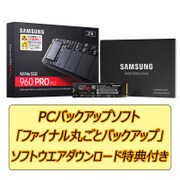 SSD960PRO M.2 2TB DLソフトウエア添付 MZ-V6P2T0YO3
