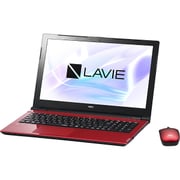 LAVIE Note Standard NS150/HAR-YC/15.6型ワイド/Celeron-3865U(1.8GHz)/メモリ 4GB/HDD 1TB/DVDスーパーマルチ/Windows 10 Home 64ビット(Creators Update適用済み)/office H＆B Premium プラス Office 365 サービス/レッド/ヨドバシオリジナル PC-NS150HAR-YC