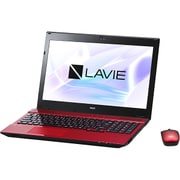 LAVIE Note Standard NS700/HAR-YC/15.6型ワイド/Core i7-7500U(2.7GHz)/メモリ 16GB/HDD 1TB/ブルーレイドライブ/Windows 10 Home 64ビット(Creators Update適用済み)/office H&B Premium プラス Office 365 サービス/レッド/ヨドバシオリジナル PC-NS700HAR-YC