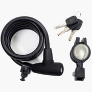 ワイヤーロック SOREN KOIL SILICON CABLE LOCK BLACK UL-S5TXL-01