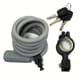 ワイヤーロック SOREN KOIL SILICON CABLE LOCK GRAY UL-S5TXL-02