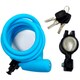 ワイヤーロック SOREN KOIL SILICON CABLE LOCK LITE BLUE UL-S5TXL-04