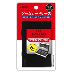 ヨドバシ Com Digio デジオ Mcc Swi02bk Switch用 アルミゲームカードケース6枚 ブラック 通販 全品無料配達