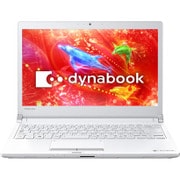dynabook RX73 13.3型ワイド液晶/Core i5/メモリ 4GB/SSD 256GB/ブルーレイディスクドライブ/Windows10 Home 64ビット/Office Home & Business Premium プラス Office 365サービス/プラチナホワイト PRX73DWPBJA