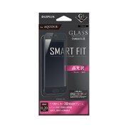 LP-SH03JFGGBK [AQUOS R SH-03J/SHV39/SoftBank ガラスフィルム 「GLASS PREMIUM FILM」 全画面保護 SMART FIT ブラック/高光沢/「G1」 0.2mm]