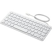 有線キーボード Lightningコネクタ付 ホワイト LTK-LTP01IWH