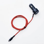 シガーチャージャー microB ストレートタイプ 高耐久 1m 2.4A ブラック MPA-CCM06BK