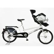 子供乗せ自転車 BAA ふらっか～ずアクティブ 20型 内装3段変速 ホワイト FRPP203W