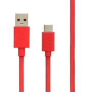 Type-C USB 3.1 ケーブル 1.0m レッド LP-ATCC02RD