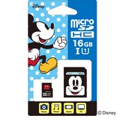 ディズニー microSDカード16GB ミッキー