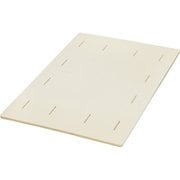 ダブルサイズラバーマット 85×120cm ホワイト