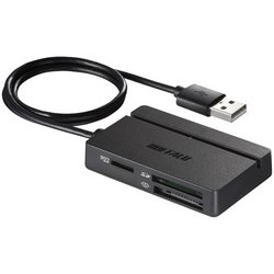 USB2.0 マルチカードリーダー ブラック BSCR100U2BK