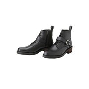 レースアップショートブーツ #20012 BK (25.5cm)