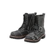 レディース バイカーブーツ #22023 BK (25.0cm)