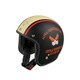ジェットヘルメット ALVH-1421BIR-F COBRAII BK/IV/RD-F
