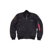 MA-1メッシュM/Cジャケット ALVA1711SBKM BK M