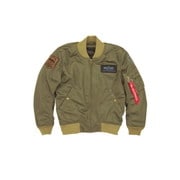 レディース MA-1メッシュM/Cジャケット ALVA1711SLVGL VG LD/L