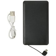 MPC-05BK [リチウムイオンポリマー充電器 microUSBケーブル一体型 4000mAh ブラック]