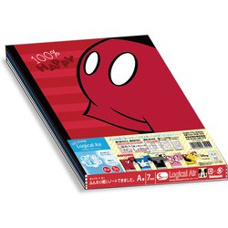 ロジカルエアーノートB5サイズ A罫 30枚 5冊パック ミッキー&ミニー パーツシリーズ ノS-135A-5P