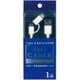 Type-C変換アダプタ付 microUSBケーブル 100cm ホワイト UDC-JSP10W