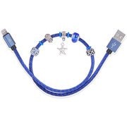 Jewellery ライトニングケーブル 0.4m ブルー C-D8BCW01-01LV02