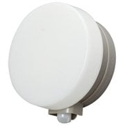 乾電池式LEDセンサーライト ウォールタイプ 円形 電球色 BOS-WL1M-WS