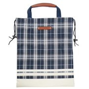 TDSB-1770 CH/NV [TURF DESIGN シューズバッグ チェックネイビー]