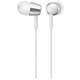 有線イヤホン カナル型 3.5mmステレオミニプラグ グレイッシュホワイト 海外仕様 MDR-EX155 WQE
