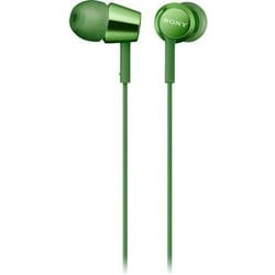 有線イヤホン カナル型 3.5mmステレオミニプラグ グリーン 海外仕様 MDR-EX155AP GQE