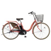 電動アシスト自転車 アシスタベーシック 3P80KD 24型 内装3段変速 6.6Ah E.Xフラミンゴオレンジ 2018年モデル A4BD18
